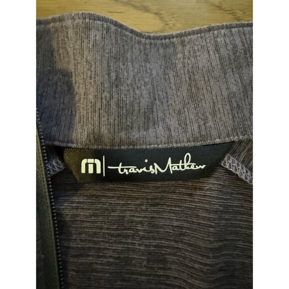 Travis Mathew Men Long Sleeve Size Small 1/4 Zip Polo Shirt Athleisure Golf City - Picture 3 of 14